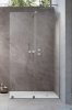 Radaway Furo Brushed Nickel kabina Walk-in 120x200cm prawa szczotkowany nikiel 10106638-91-01R/10110594-01-01